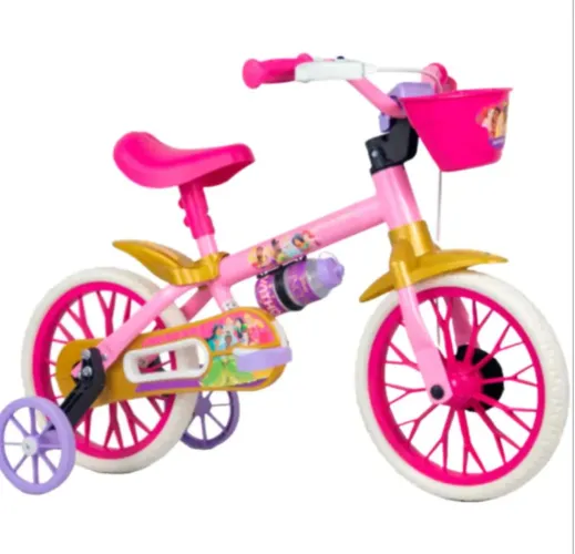 Bicicleta Infantil Nathor Princesas Aro 12