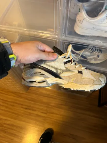 tênis mizuno wave rider 10 yokai bege - 38