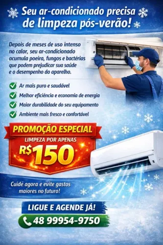 PROMOÇÃO Limpeza ar condicionado