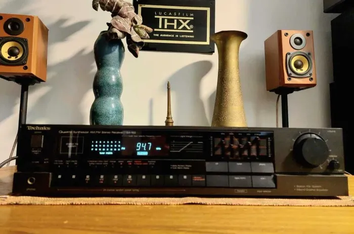 RECEIVER TECHNICS SA 160 40 a 60w/ch de 6 a 16ohms PHONO