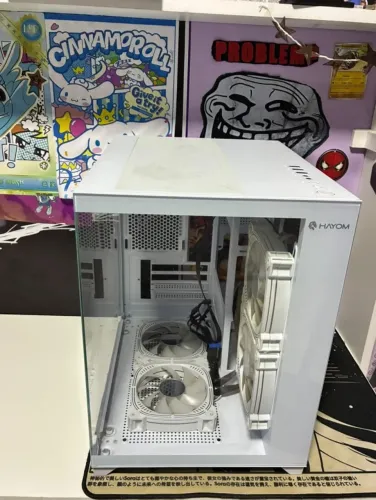 Gabinete Hayom Gamer Aquário + 4 Fans