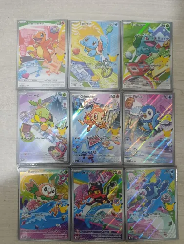 Cartas TCG pokémon série inicial 1 limitado 