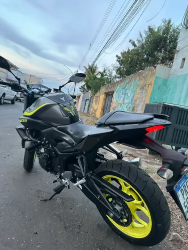 Yamaha MT-03 2017 - Cinza | Rodas Verdes com Remap do bill