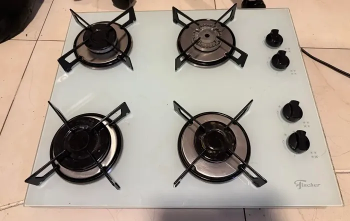 COOKTOP A GAS FISCHER BRANCO