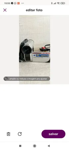 Câmera sony