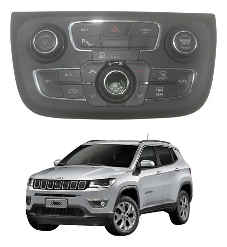 Comando Controle Ar Condicionado Jeep Compass 2021 C/detalhe