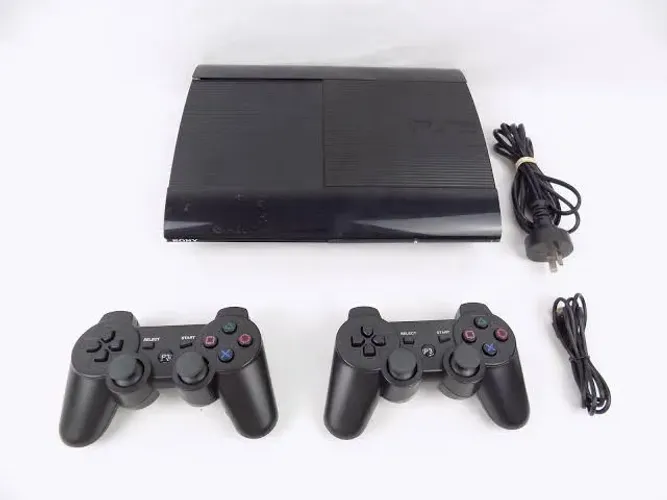Playstation 3 Super Slim Desbloqueado + Vários Jogos (Aceito Cartão)