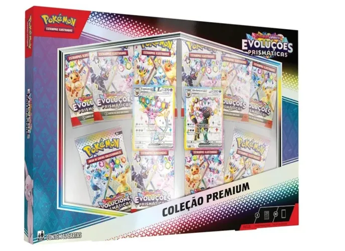 ÚLTIMA BOX - COLEÇÃO ARCO-ÍRIS PREMIUM EVOLUÇÕES PRISMÁTICAS