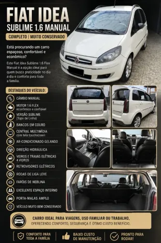 Fiat Idea Essence 1.6 Flex 16V 5P 2015
