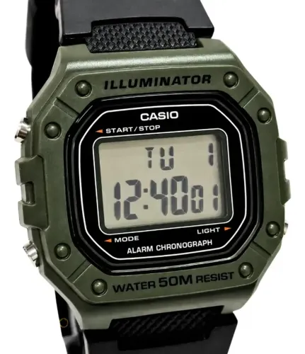 Relógio Casio Masculino Digital Esportivo W-218h-3avdf