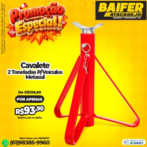 Cavalete Mecânico 2 Toneladas