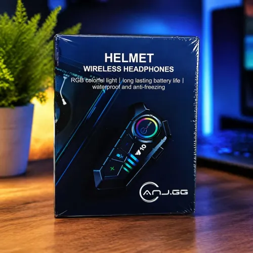 Intercomunicador Bluetooth para Capacete com LED - Som e Comunicação