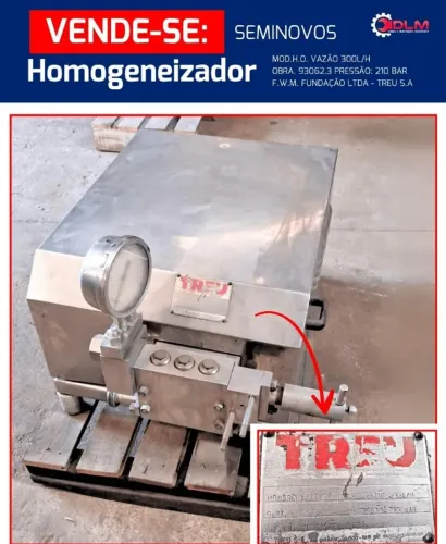 BOMBA, HOMOGEINIZADOR, MESA MAGNETICA,TURBINAS, MAQUINAS DE ENVASAR