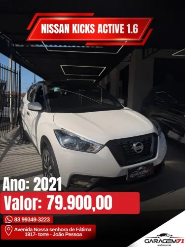 Nissan Kicks Active S 1.6 16V Flex Aut. 2021