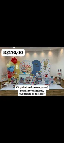 Vendo Kit painel Circo Vintage