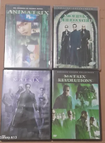 # 4  Dvds *MATRIX & ANIMATRIX Série completa 