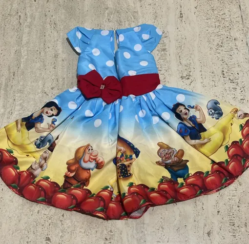 vestido branca de neve 1 ano