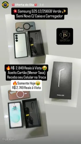 Samsung S25 12RAM 256GB Verde
