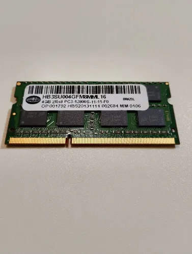 Memória notebook so-dim 4 gb DDR3 hbs