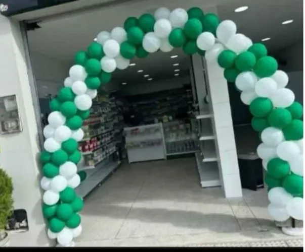 Arco de  bal?es de festa com 2  suporte 