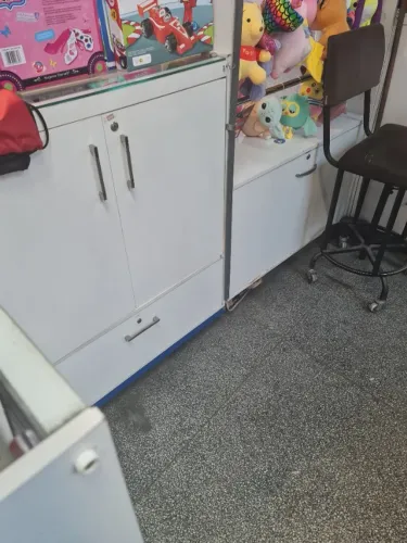 Quiosque desmontado 
