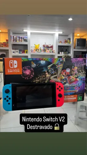 Vendo Nintendo Switch V2 Destravado