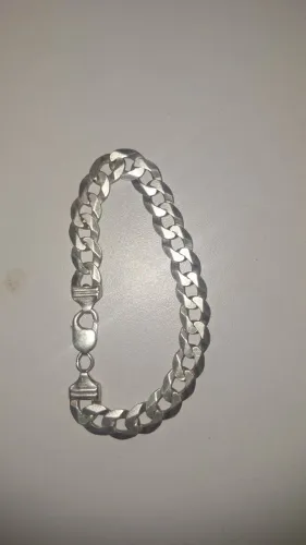 Pulseira de prata 10mm