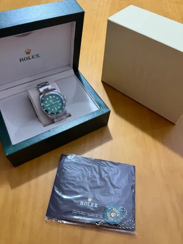 Relógio Rolex Submariner Hulk Completo na caixa