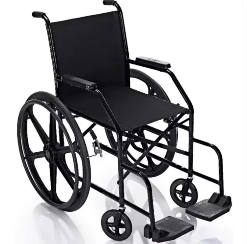 Cadeira de Rodas Simples 40cm PL 001 Pneus Maciços Prolife
