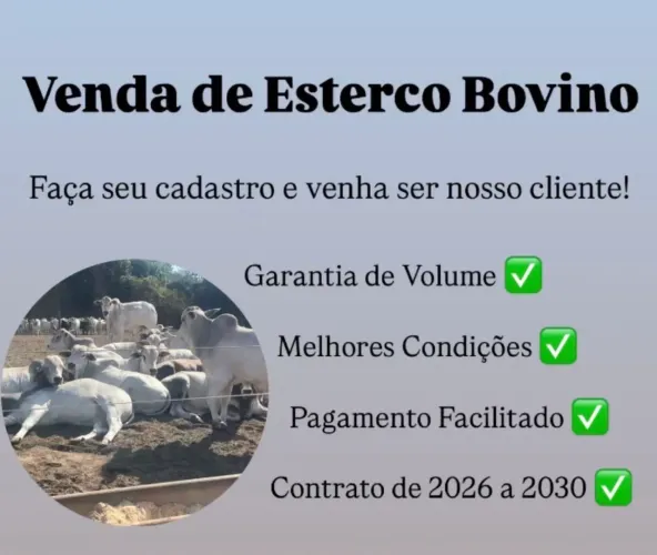 Esterco Bovino Ômega