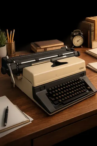 Máquina de Escrever Facit Vintage - Clássica e Elegante