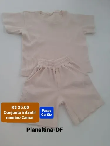 Conjunto infantil menino 2 a 3 anos