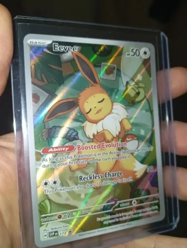 Carta Pokémon Eevee PROMO inglês NM Perfeito Estado