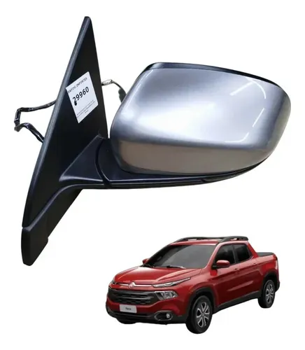 Retrovisor Eletrico Esquerdo Com Pisca Fiat Toro 2016-2021