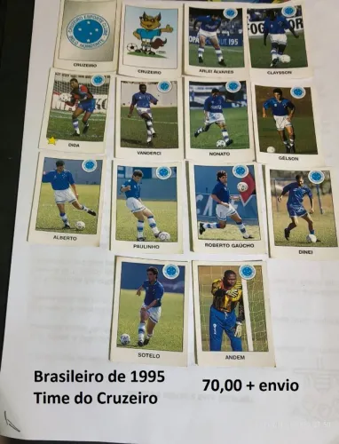 Figurinhas Campeonato Brasileiro 1995