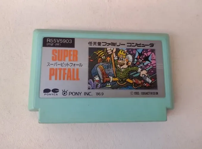 Super Pitfall - Cartucho Original Japonês Nes Nintendinho 