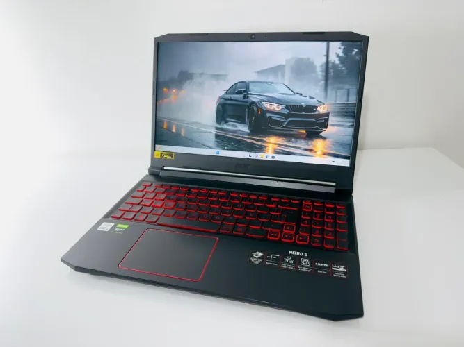 Notebook Acer Nitro5-I7-10th-16GB Ram-SSD 512GB Nvme-Nvidia GTX 1650-Tela 144Hz