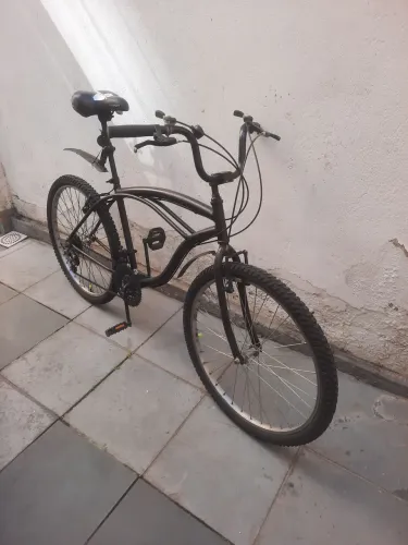 BICICLETA PRAIANA SUPER NOVA COM BANCO DE MOLA MUITO CONFORTÁVEL PNEUS TRASEIRO NOVO TOP