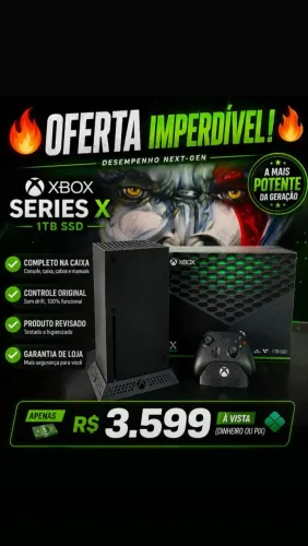 Xbox Séries X - (3 Meses de Garantia de Loja Física)