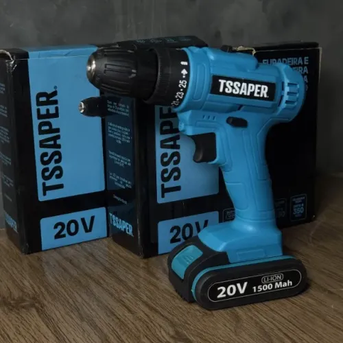 Parafusadeira e Furadeira Sem Fio TSSAPER 20V - TPA20