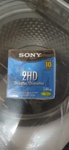 Caixa de disquetes sony lacrado 10 unidades