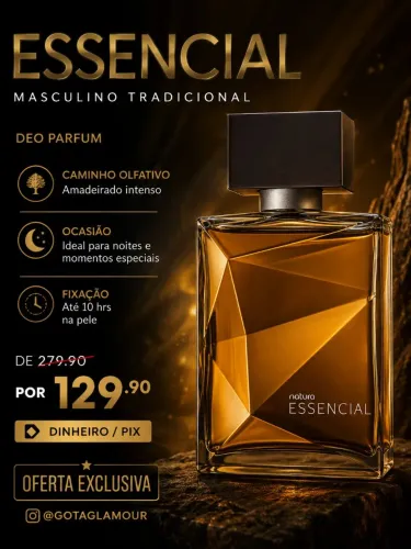 Essencial tradicional masculino Natura 