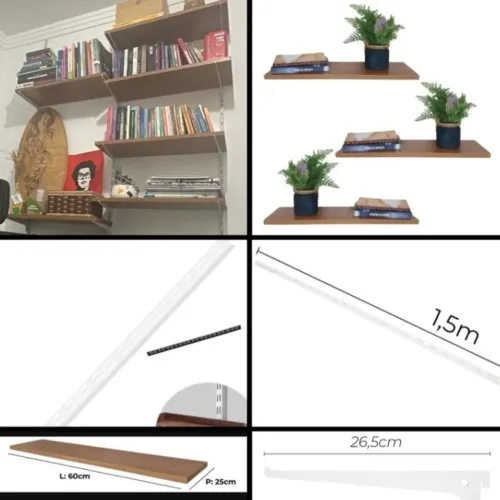 Estante de trilho adaptavel (Aceito proposta)