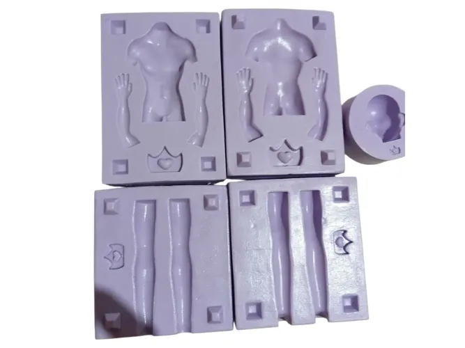Molde corpo inteiro do silicone