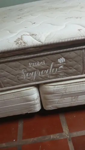 Cama box Queen completa frete grátis