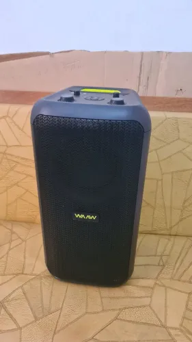 Caixa de som (NOVA) entr. Instrumento e microfone 