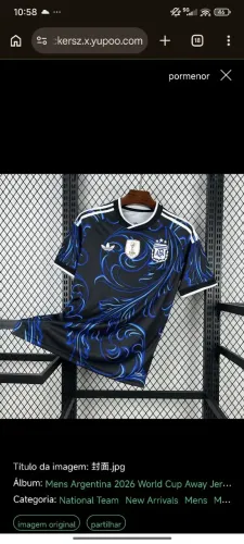 Camisa Argentina Importada 1.1