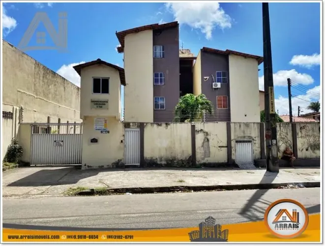 Apartamento com 2 dormitórios para alugar, 55 m² - Serrinha - Fortaleza/CE