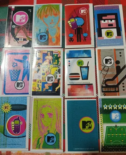 Antiga figurinhas da MTV