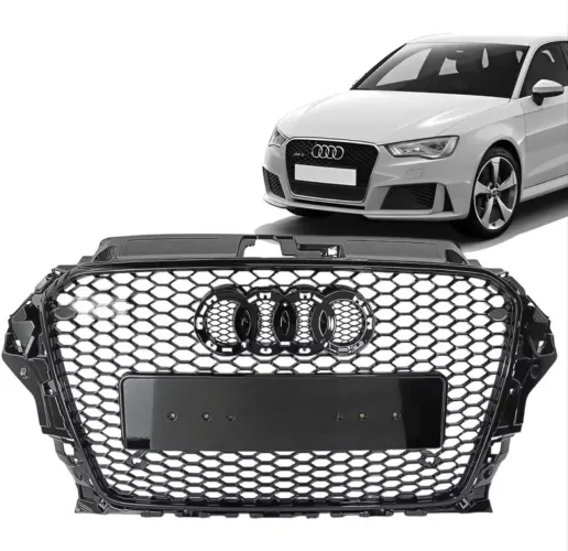 Grade Dianteira Audi A3 S3 Rs3 2013 a 2016 All Black
